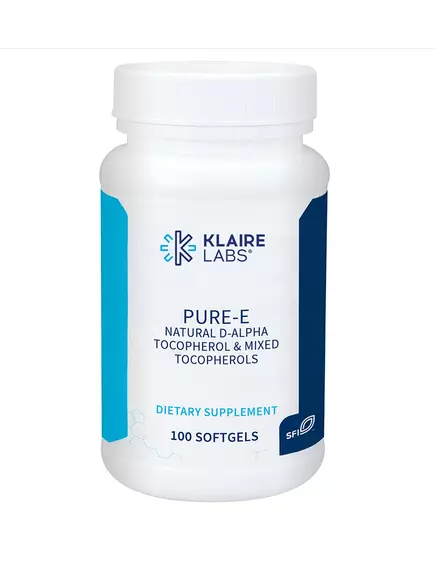 Klaire Pure-E Natural D-Alpha & Mixed Tocopherols / Витамин Е 100 капс в магазине биодобавок nutrido.shop