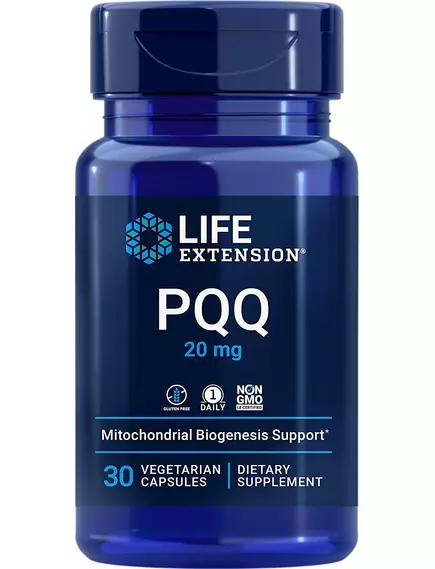 Life Extension PQQ / Пирролохинолинхинон 20 мг 30 капсул в магазине биодобавок nutrido.shop