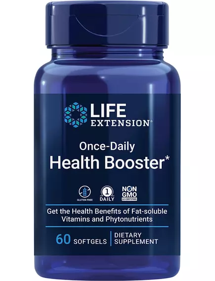 Life Extension Once-Daily Health Booster / Бустер для здоровья один раз в день 60 капсул в магазине биодобавок nutrido.shop