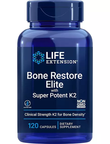 Life Extension Bone Restore Elite / Здоровье костей и зубов 120 капсул в магазине биодобавок nutrido.shop