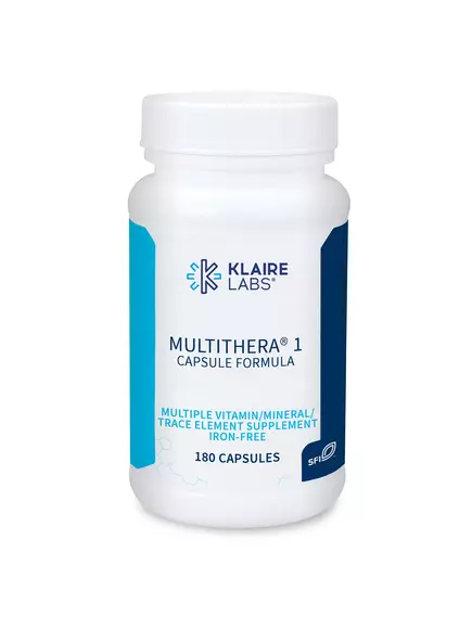 Klaire MultiThera1 Capsule formula / Мультивитамины без железа 180 капсул в магазине биодобавок nutrido.shop