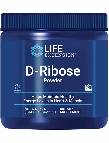 Life Extension D-Ribose Powder / Д-рибоза порошок 150 г від магазину біодобавок nutrido.shop