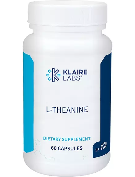 Klaire L-Theanine / Л-Теанин помощь расслаблению 100мг 60 капсул в магазине биодобавок nutrido.shop