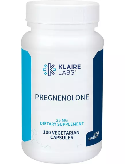 Klaire Pregnenolone / Прегненолон 25 мг 100 капсул в магазине биодобавок nutrido.shop
