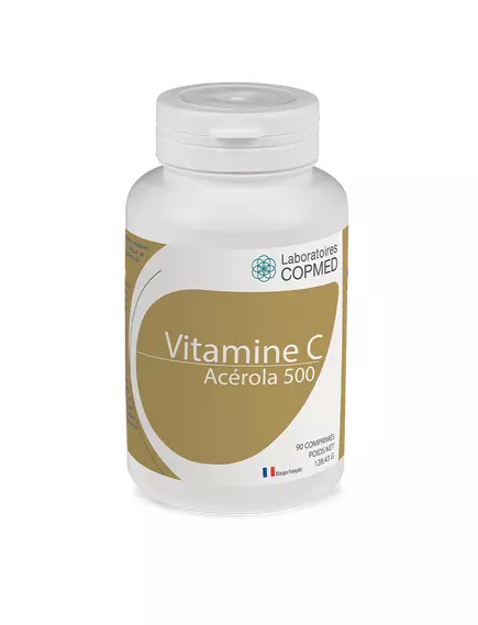 Laboratoires COPMED Vitamine C Аcérola 500 / Витамин С Ацерола 500 мг 90 жевательных таблеток в магазине биодобавок nutrido.shop