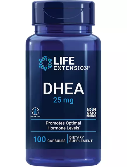Life Extension DHEA / ДГЭА 25 мг 100 капсул в магазине биодобавок nutrido.shop