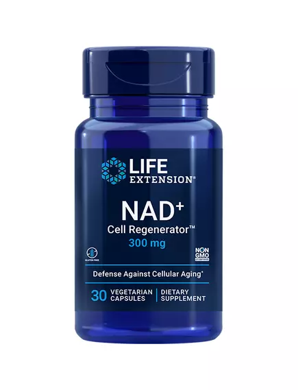 Life Extension NAD+ Cell Regenerator / NAD+ поддержка выработки клеточной энергии 30 капсул в магазине биодобавок nutrido.shop