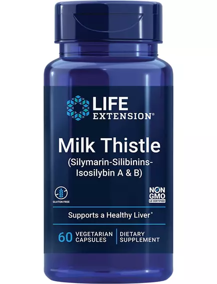 Life Extension Milk Thistle Silymarin Silibinins Isosilybin А&B / Расторопша для здоровья печени 60к в магазине биодобавок nutrido.shop