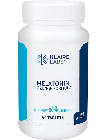 Klaire Melatonin Lozenge / Мелатонин 1 мг 60капс в магазине биодобавок nutrido.shop