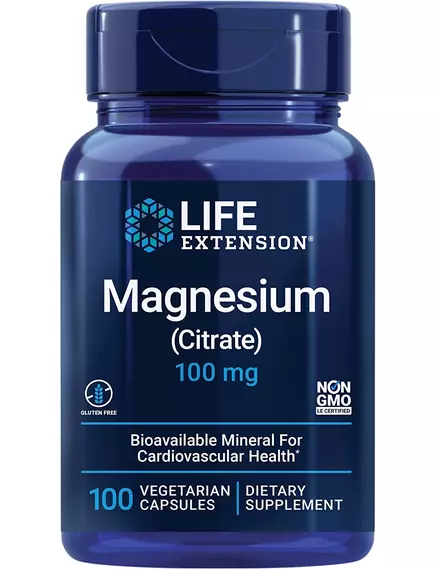 Life Extension Magnesium Citrate / Магний цитрат 100 капсул в магазине биодобавок nutrido.shop