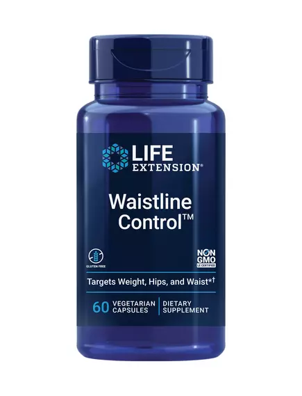Life Extension Waistline Control / Гарцинія для зменшення окружності талії 60 капсул від магазину біодобавок nutrido.shop