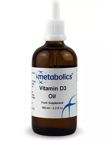 Metabolics Vitamin D3 Oil / Витамин Д3 на масле авокадо 100 мл в магазине биодобавок nutrido.shop
