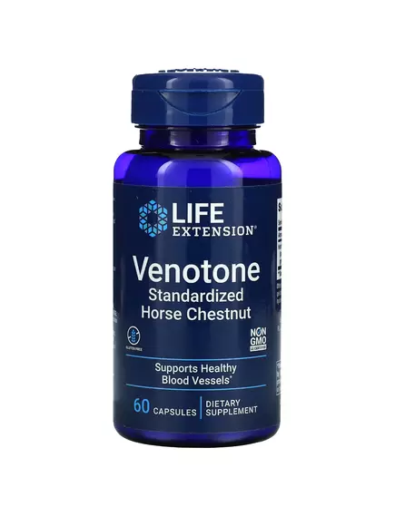 Life Extension Venotone / Конский каштан венотоник 60 капсул в магазине биодобавок nutrido.shop