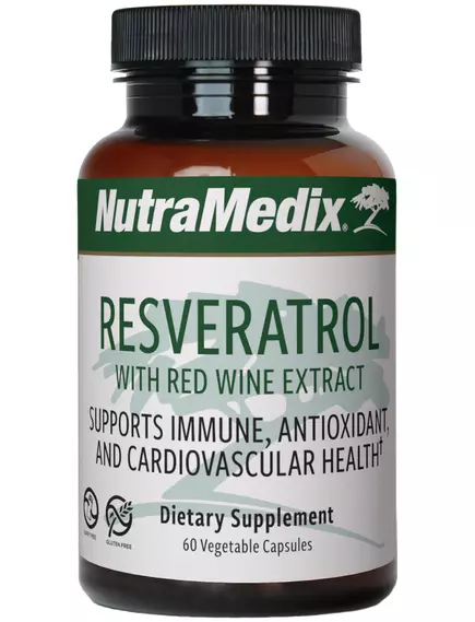 NutraMedix Resveratrol / Ресвератрол 60 капсул в магазине биодобавок nutrido.shop