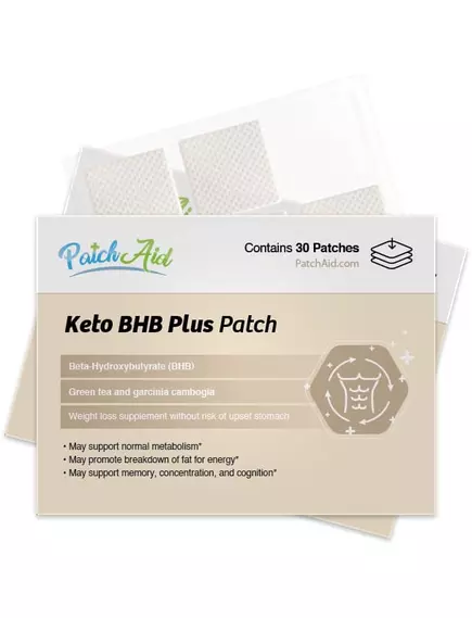 Patch Aid Keto BHB Plus / Патчи для улучшения метаболизма 30 шт в магазине биодобавок nutrido.shop
