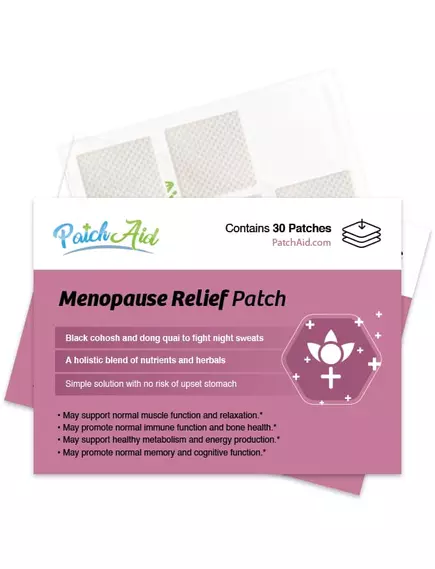 Patch Aid Menopause Relief / Пластырь для облегчения симптомов менопаузы 30 шт в магазине биодобавок nutrido.shop