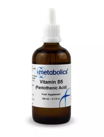 Metabolics Vitamin B5 Pantothenic Acid / Витамин Б5 пантотеновая кислота 100 мл в магазине биодобавок nutrido.shop