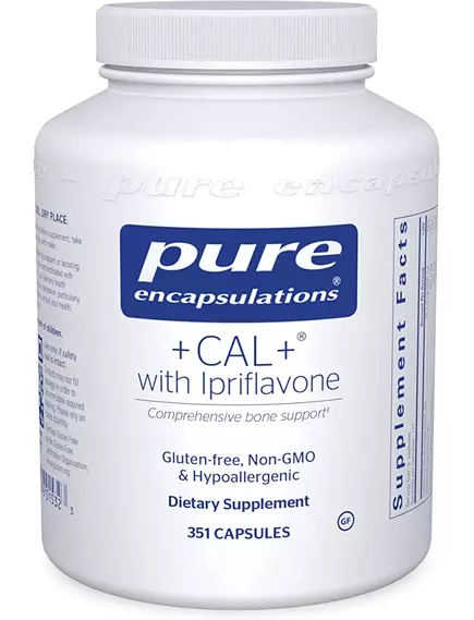 Pure Encapsulations +CAL+ with Ipriflavone / Формула для поддержки костей с иприфлавоном 351 капс в магазине биодобавок nutrido.shop