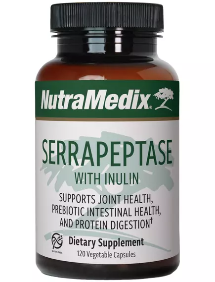 NutraMedix Serrapeptase / Серрапептаза протеолитические ферменты 120 капсул в магазине биодобавок nutrido.shop