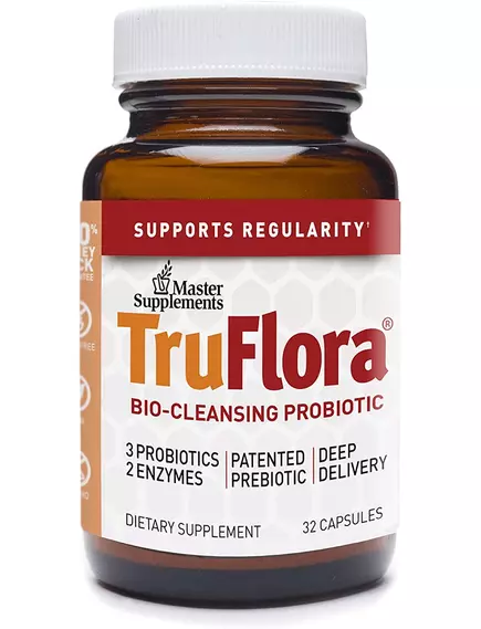 Master Supplements Truflora / Труфлора биоочищающий пробиотик 32 капсулы в магазине биодобавок nutrido.shop