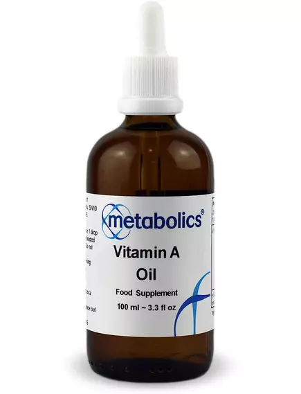Metabolics Vitamin A Oil / Витамин А из масла авокадо 100 мл в магазине биодобавок nutrido.shop