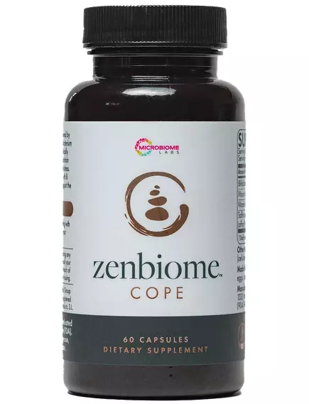 Microbiome Labs ZenBiome Cope / Поддержка преодоления случайного стресса 60 капсул в магазине биодобавок nutrido.shop