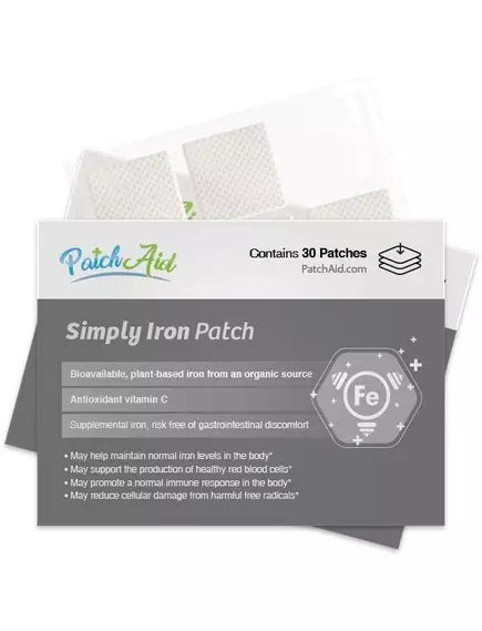 Patch Aid Simply Iron / Патчи железо + Витамин С 30 шт в магазине биодобавок nutrido.shop