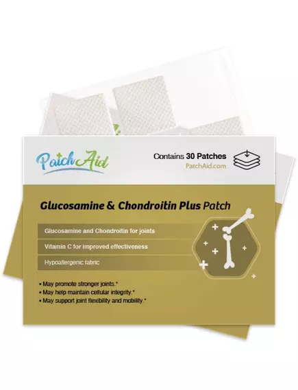 Patch Aid Glucosamine and Chondroitin Topical / Патчи Глюкозамин и хондроитин 30 шт в магазине биодобавок nutrido.shop
