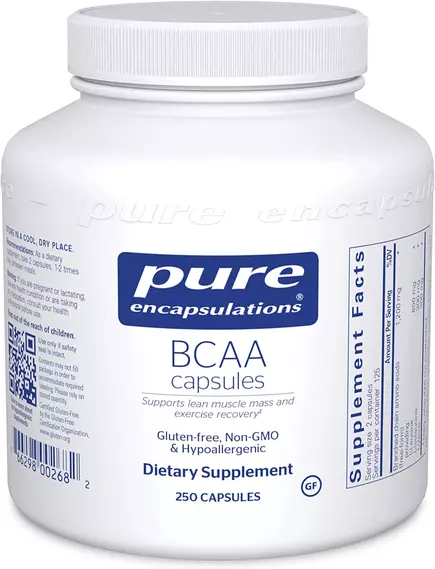 Pure Encapsulations BCAA / Аминокислоты с разветвлёнными цепями 250 капсул в магазине биодобавок nutrido.shop