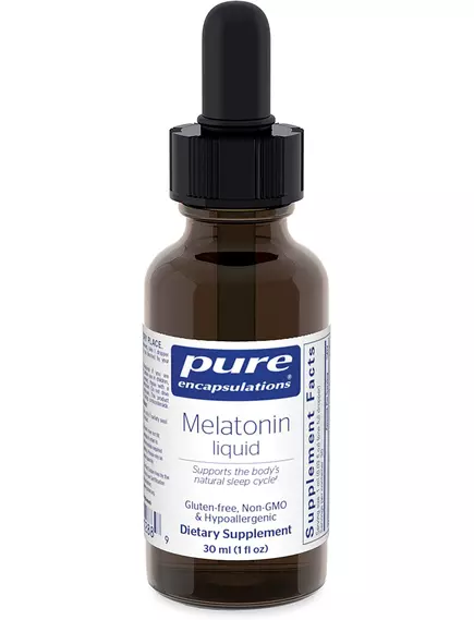 Pure Encapsulations Melatonin liquid / Мелатонин жидкий 30 мл в магазине биодобавок nutrido.shop