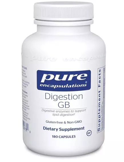 Pure Encapsulations Digestion GB / Пищеварительные ферменты 180 капс в магазине биодобавок nutrido.shop