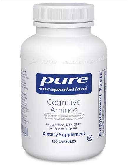 Pure Encapsulations Cognitive Aminos / Аминокислоты для поддержки когнитивных функций 120 капсул в магазине биодобавок nutrido.shop
