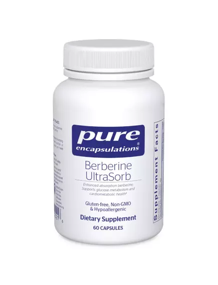 Pure Encapsulations Berberine UltraSorb / Берберин с повышенной биодоступностью 60 капсул в магазине биодобавок nutrido.shop