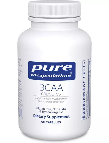 Pure Encapsulations BCAA / Аминокислоты с разветвлёнными цепями 90 капсул в магазине биодобавок nutrido.shop