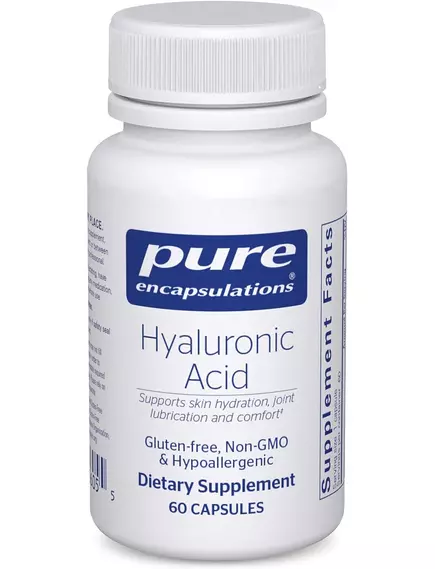 Pure Encapsulations Hyaluronic Acid / Гиалуроновая кислота 60 капсул в магазине биодобавок nutrido.shop