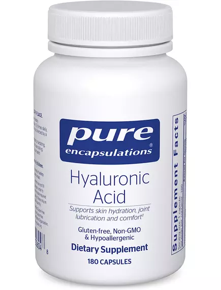 Pure Encapsulations Hyaluronic Acid / Гиалуроновая кислота 180 капсул в магазине биодобавок nutrido.shop