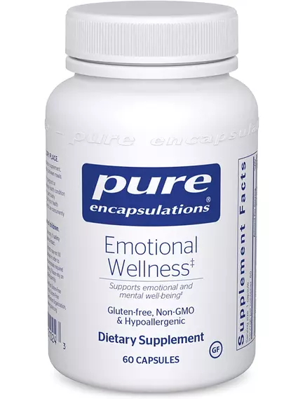 Pure Encapsulations Emotional Wellness / Эмоциональное благополучие 60 капс в магазине биодобавок nutrido.shop