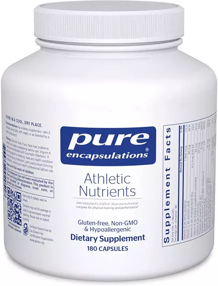 Pure Encapsulations Athletic Nutrients / Питательные вещества для спортсменов 180 капсул в магазине биодобавок nutrido.shop