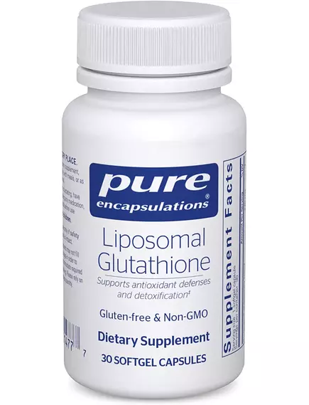 Pure Encapsulations Liposomal Glutathione / Липосомальный глутатион 30 капсул в магазине биодобавок nutrido.shop