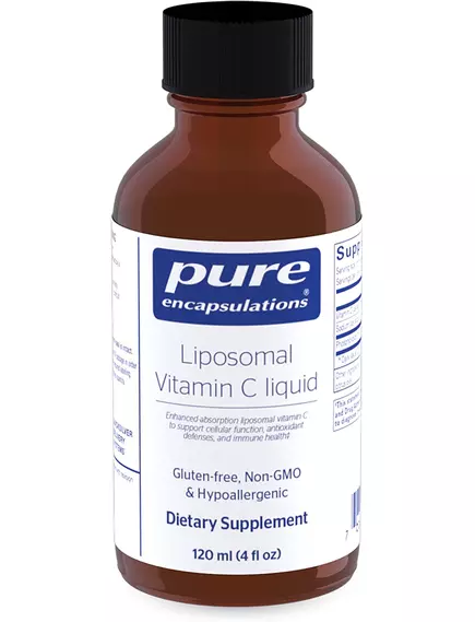 Pure Encapsulations Liposomal Vitamin C / Липосомальный витамин С 120 мл в магазине биодобавок nutrido.shop