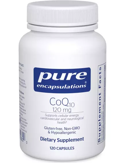 Pure Encapsulations CoQ10 / Коэнзим Q10 120 мг 120 капсул в магазине биодобавок nutrido.shop