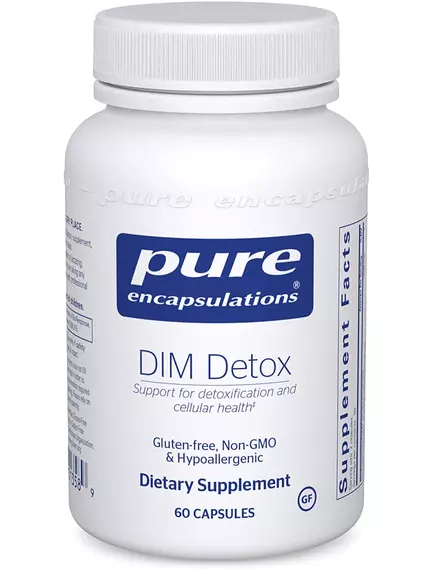 Pure Encapsulations DIM Detox / ДИМ Детокс Здоровый метаболизм гормонов 60 капсул в магазине биодобавок nutrido.shop