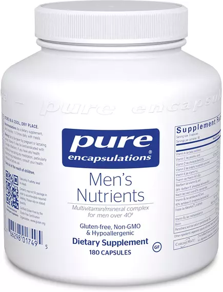Pure Encapsulations Men's Nutrients / Мультивитамины для мужчин старше 40 лет 180 капс в магазине биодобавок nutrido.shop