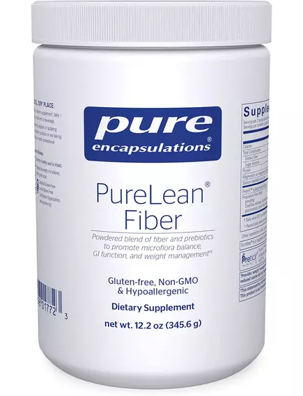 Pure Encapsulations PureLean Fiber / Смесь клетчатки и пребиотиков для контроля веса 345,6 г в магазине биодобавок nutrido.shop