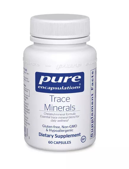 Pure Encapsulations Trace Minerals / Эссенциальные микроэлементы трейс минерал 60 капсул в магазине биодобавок nutrido.shop