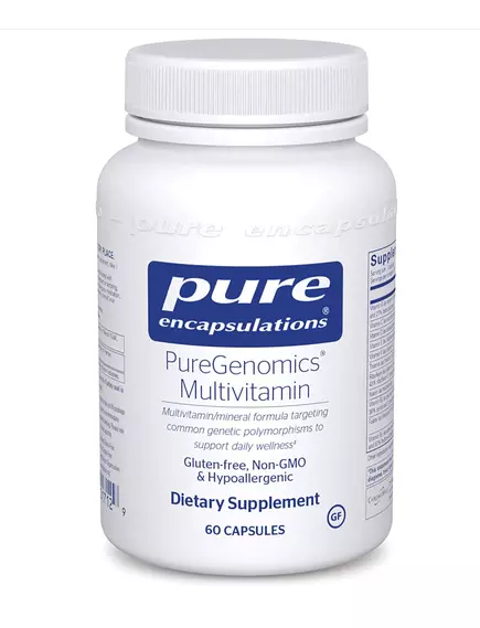 Pure Encapsulations PureGenomics Multivitamin / Пюьр Геномикс мультивитамины 60 капс в магазине биодобавок nutrido.shop