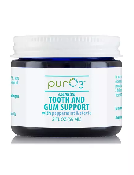 PurO3 Tooth & Gum Support / Озонированное масло для рта (мята перечная / стевия) 59 мл в магазине биодобавок nutrido.shop