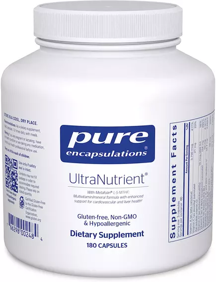 Pure Encapsulations UltraNutrient / Антиоксиданты и мультивитамины комплекс 180 капсул в магазине биодобавок nutrido.shop