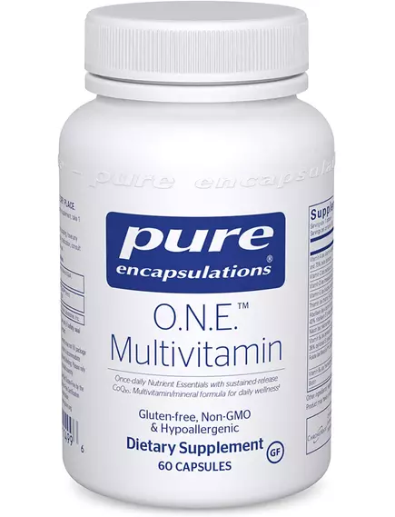 Pure Encapsulations O.N.E. Multivitamin / Мультивитамины для приема один раз в день 60 капс в магазине биодобавок nutrido.shop