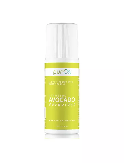 PurO3 Ozonated Oil Roll On Deodorant Avocado / Дезодорант с озонированным маслом Авокадо 75 мл в магазине биодобавок nutrido.shop